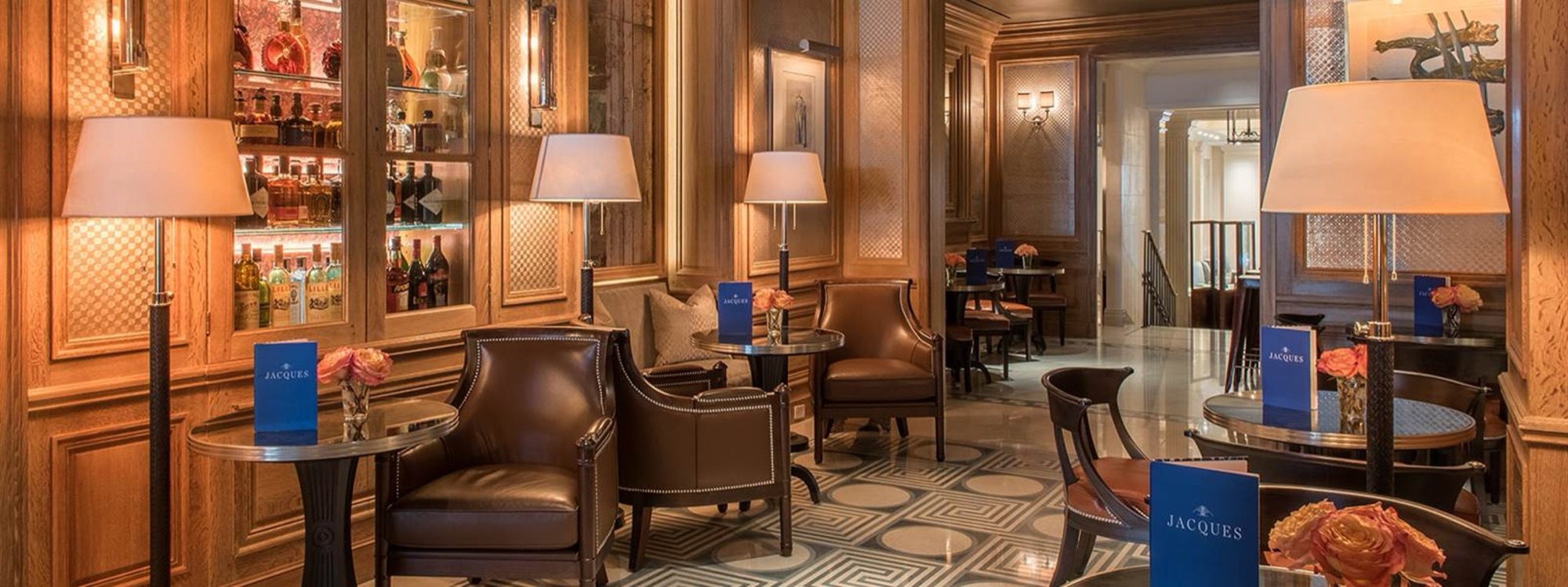 Majorelle & Jacques Bar, The Lowell Hotel, New York City. Interior by Scott Himmel & Co.