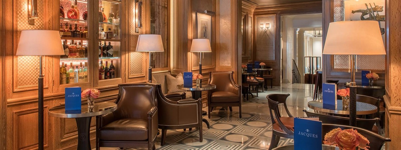 Majorelle & Jacques Bar, The Lowell Hotel, New York City. Interior by Scott Himmel & Co.